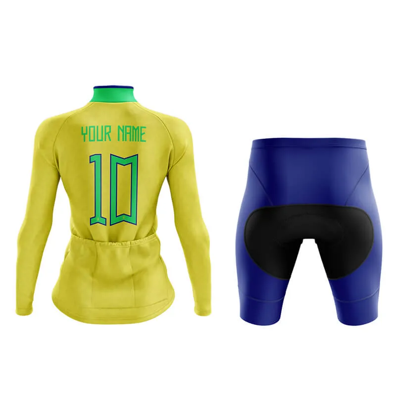 Brazil Football Aero Cycling Kit