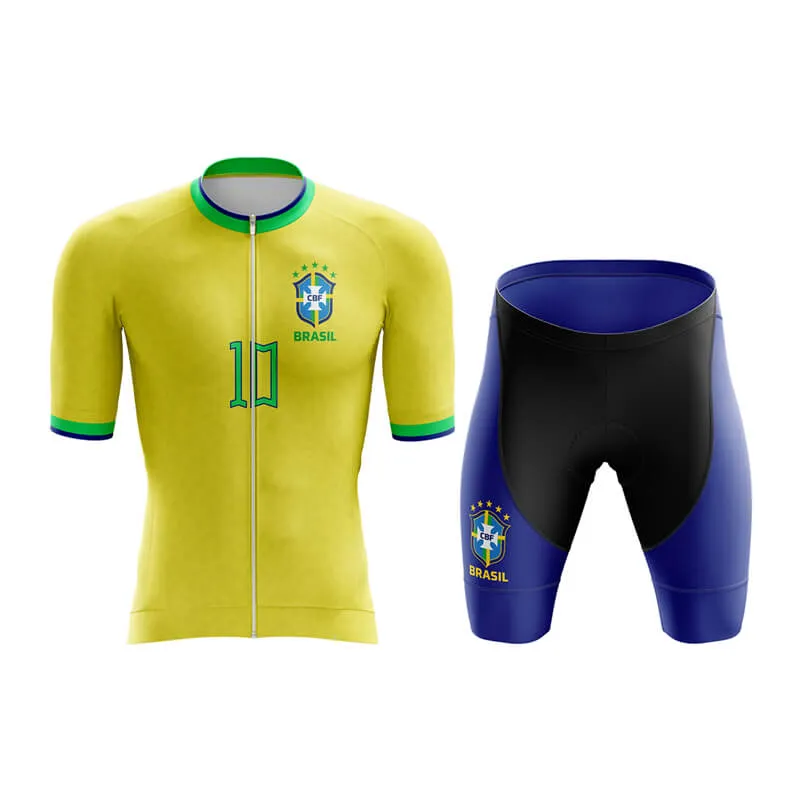 Brazil Football Aero Cycling Kit