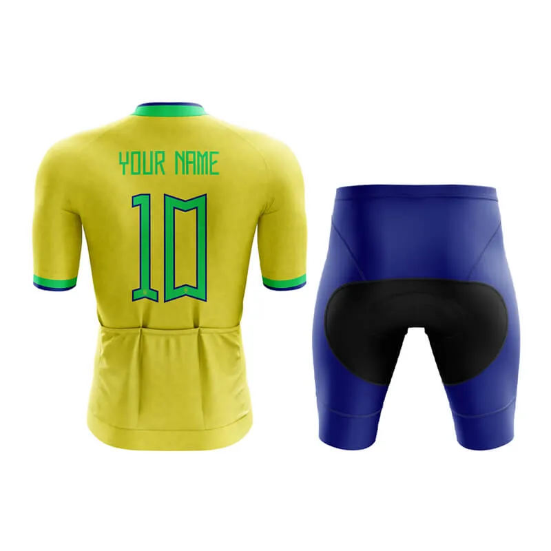 Brazil Football Aero Cycling Kit