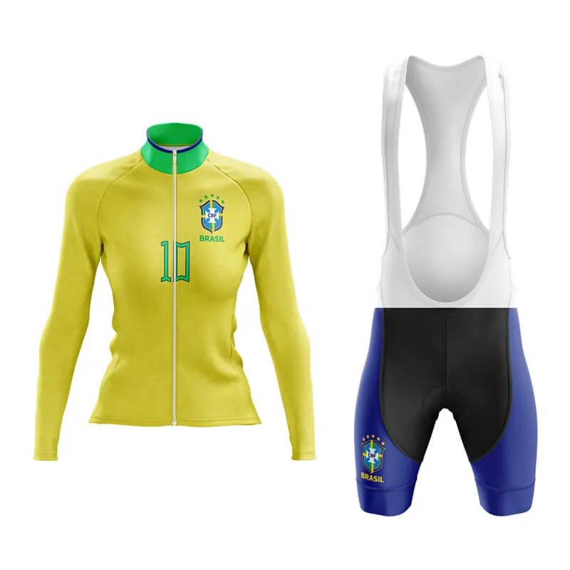 Brazil Football Aero Cycling Kit