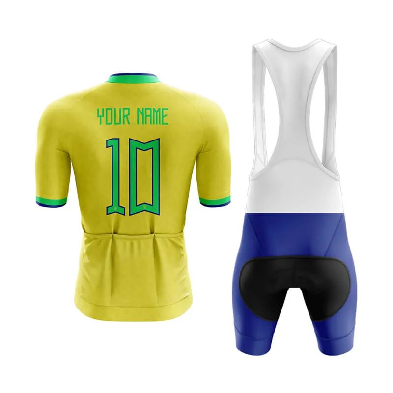 Brazil Football Aero Cycling Kit