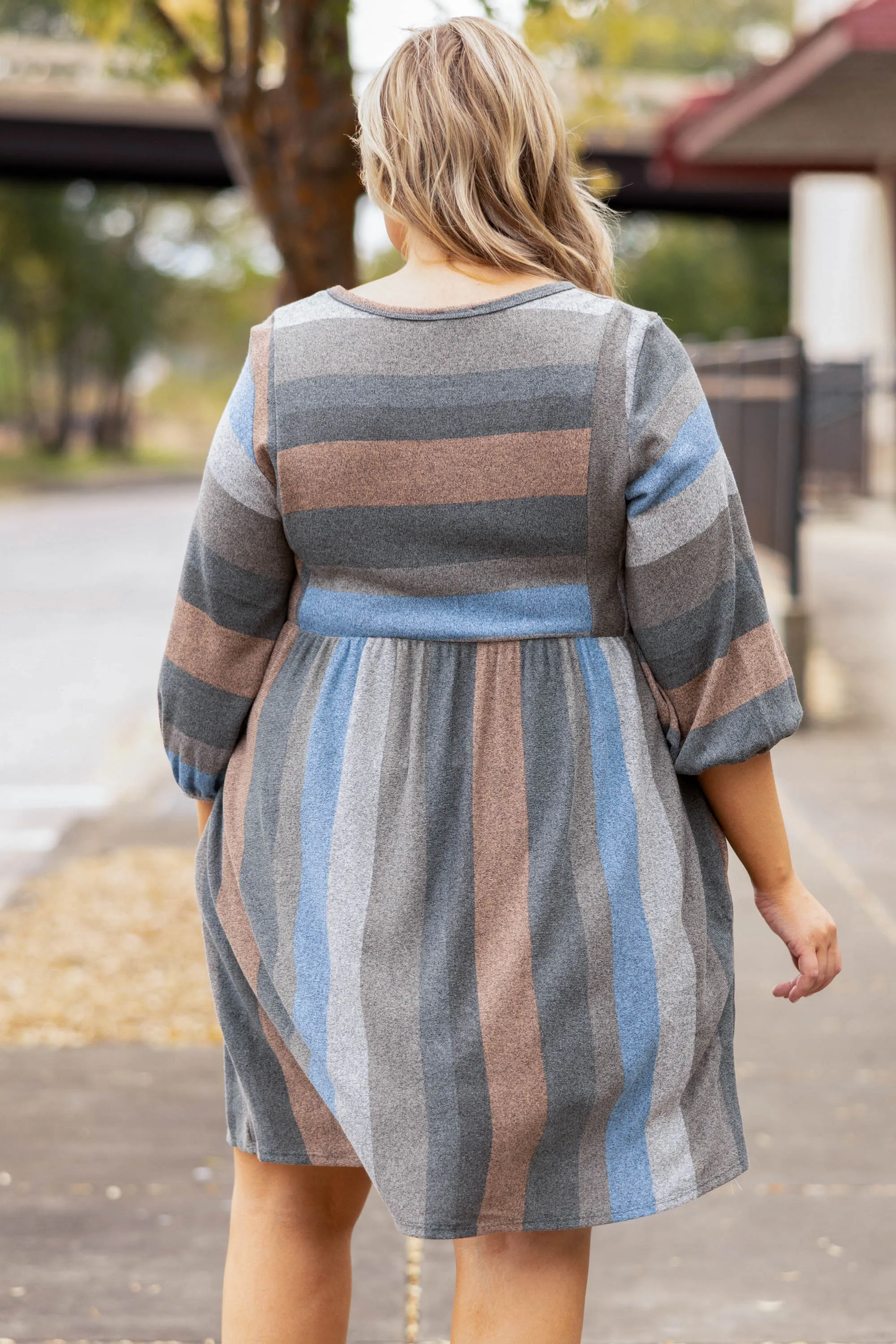 Bring Back The Moments Dress, Sage Mocha