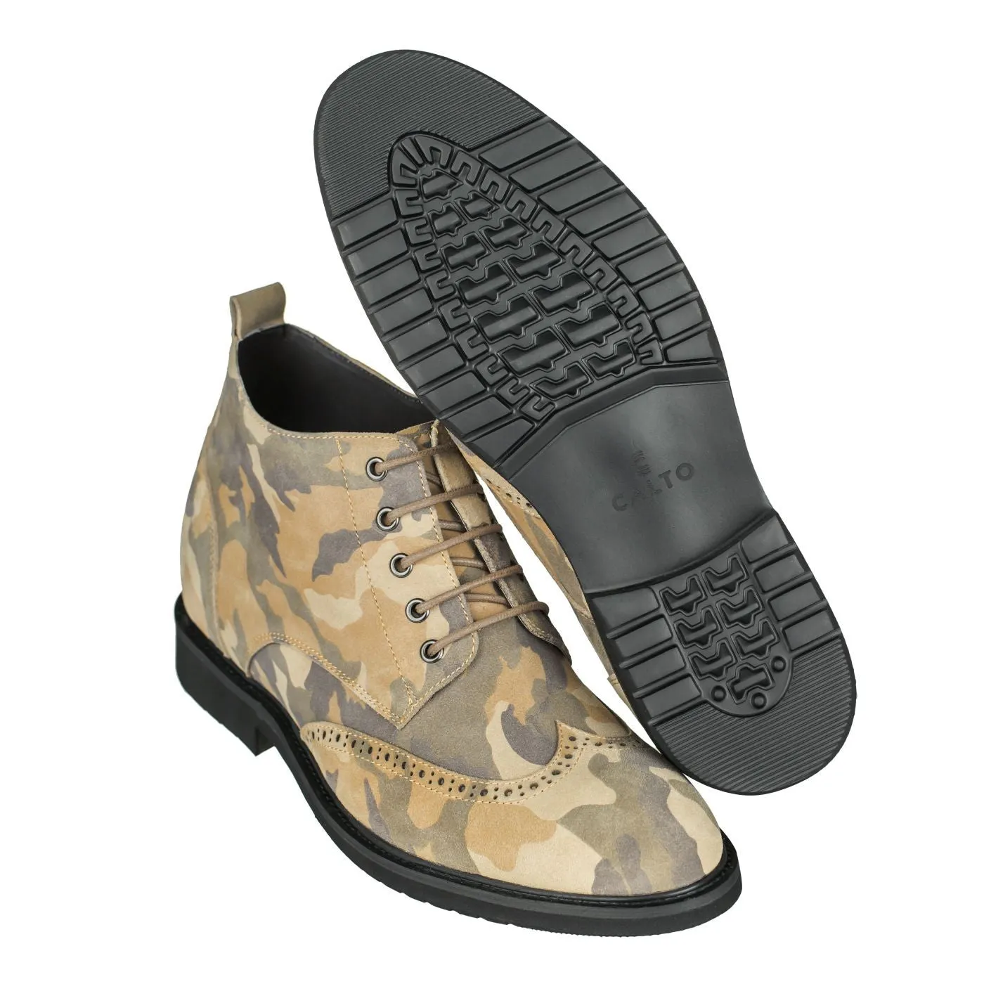 CALTO - S3650 - 3.0 Inches Taller (Camo Brown) - Lightweight