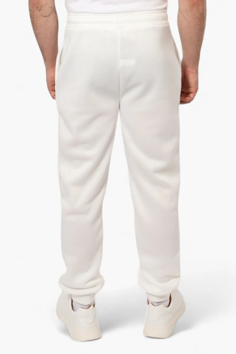 Canada Weather Gear Solid Tie Waist Joggers - White