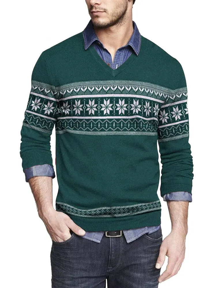 Casual Ribbed Knitted Pullover Sweater (US Only)