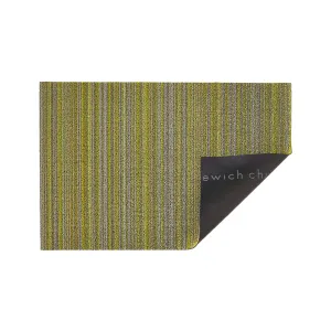 Chilewich Citron Skinny Stripe Shag Mat