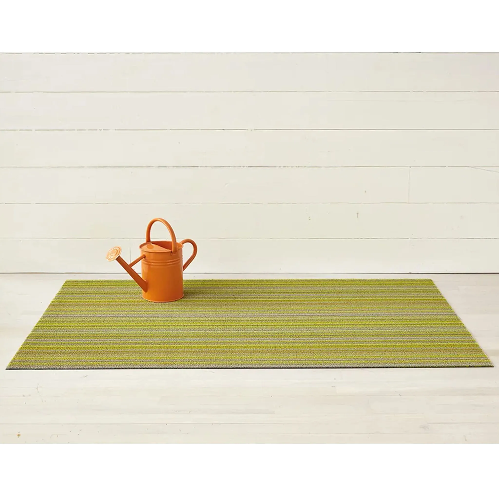 Chilewich Citron Skinny Stripe Shag Mat