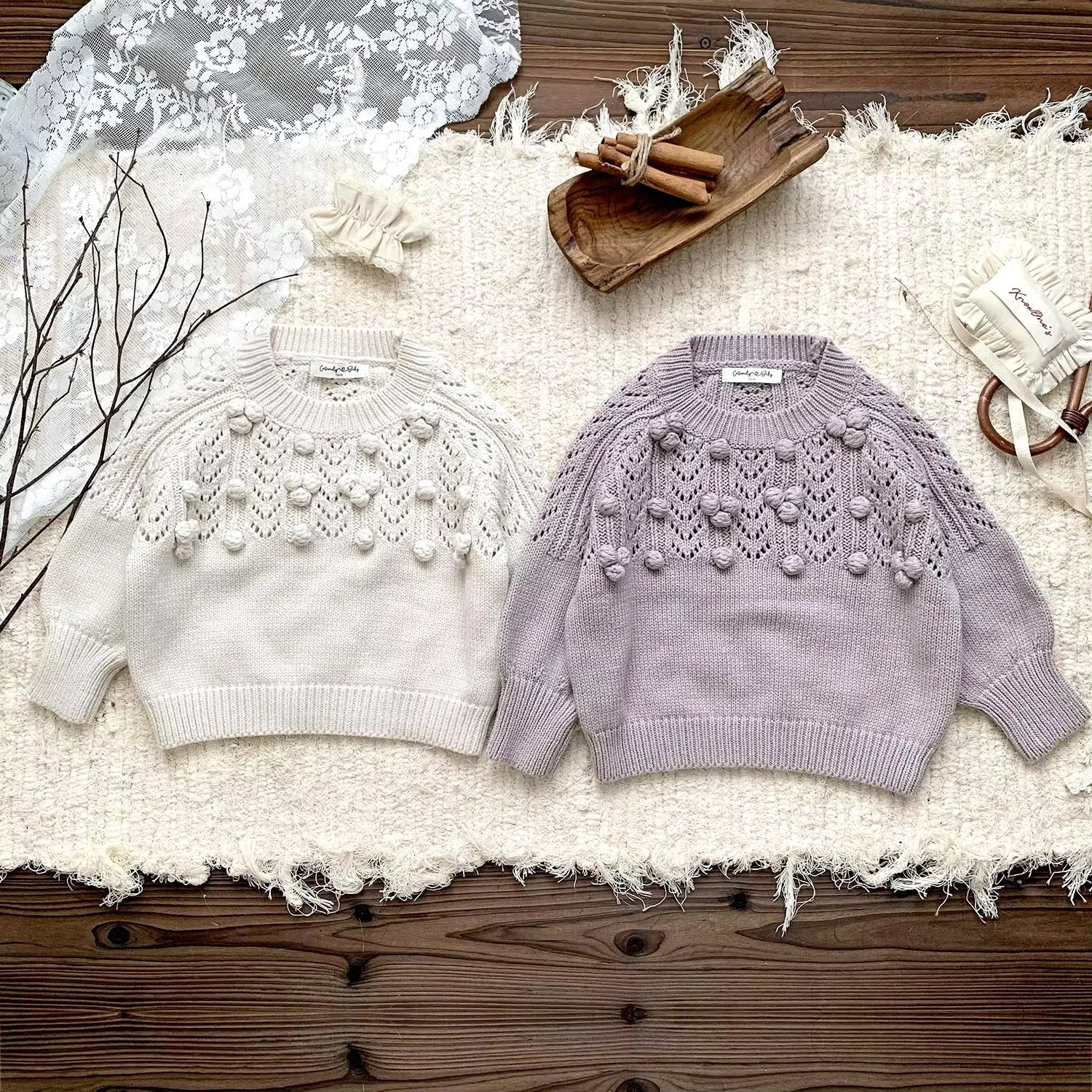 Chunky Textured Sweater - Milk