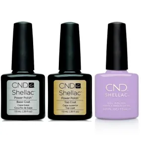 CND - Shellac Combo - Base, Top & Get Nauti