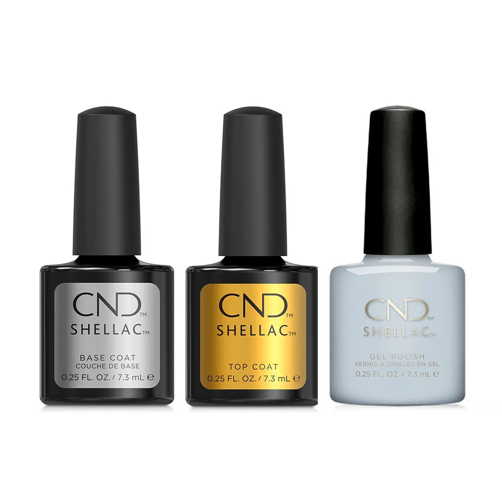 CND - Shellac Combo - Base, Top & Mystic Slate