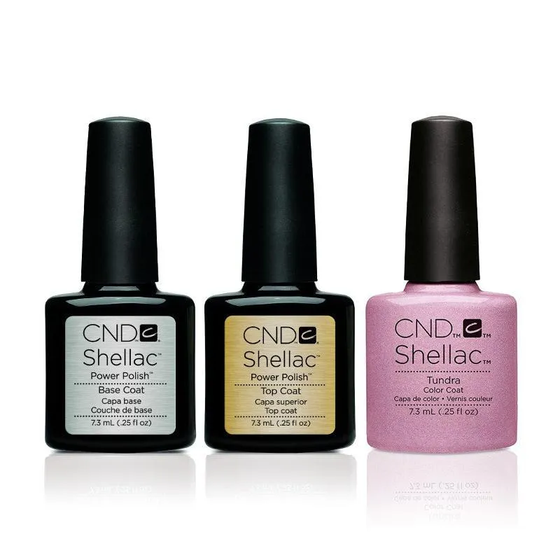 CND - Shellac Combo - Base, Top & Tundra