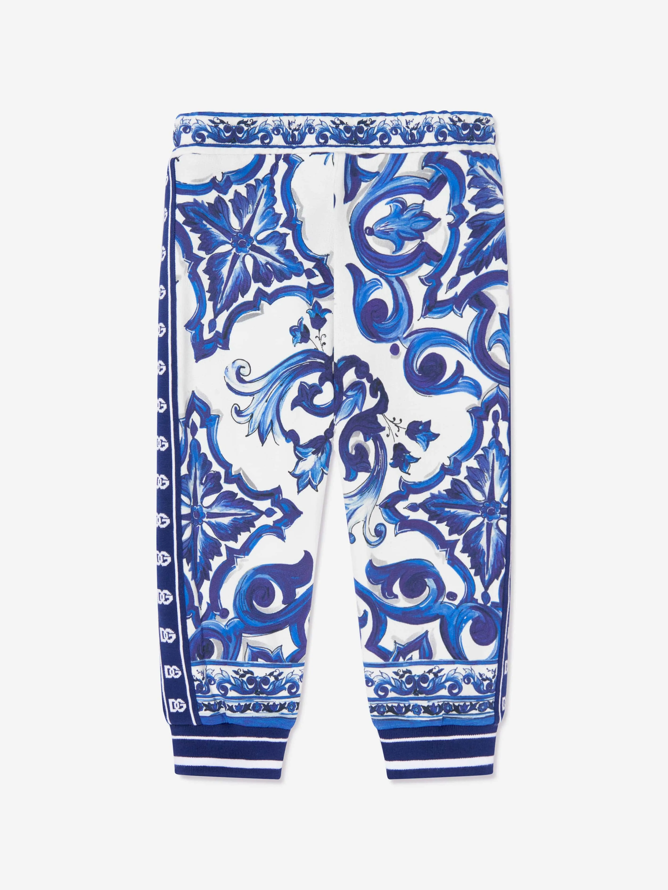 Dolce & Gabbana Baby Girls Majolica Print Joggers