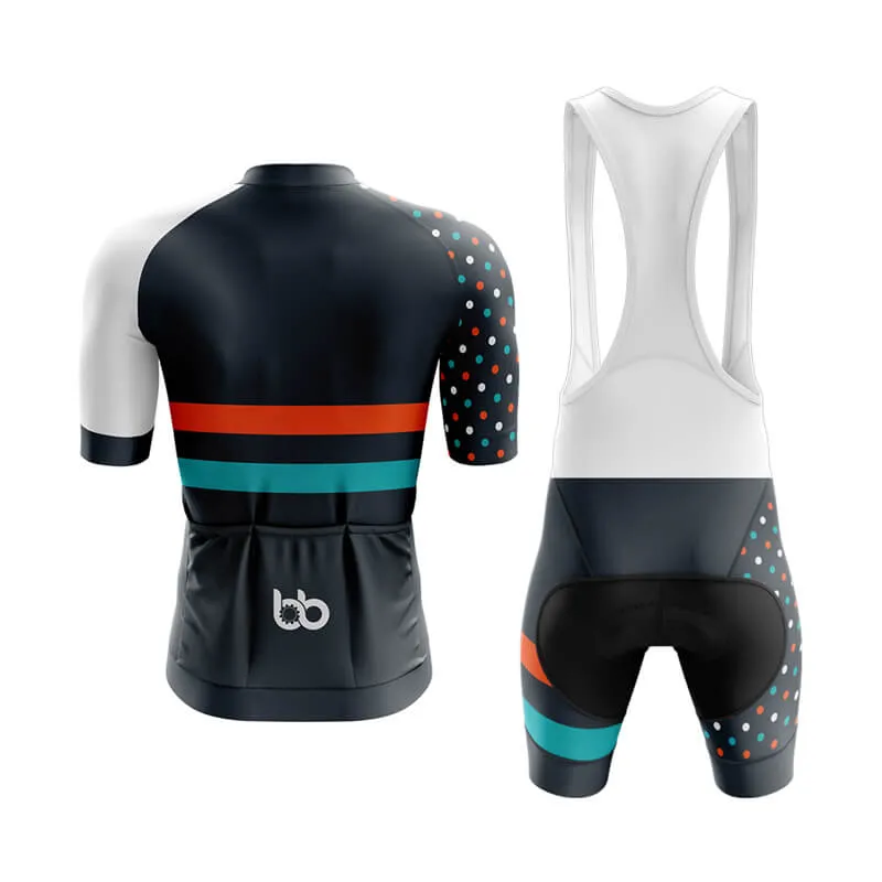 Dot and Stripe Aero Cycling Kit (Grey)