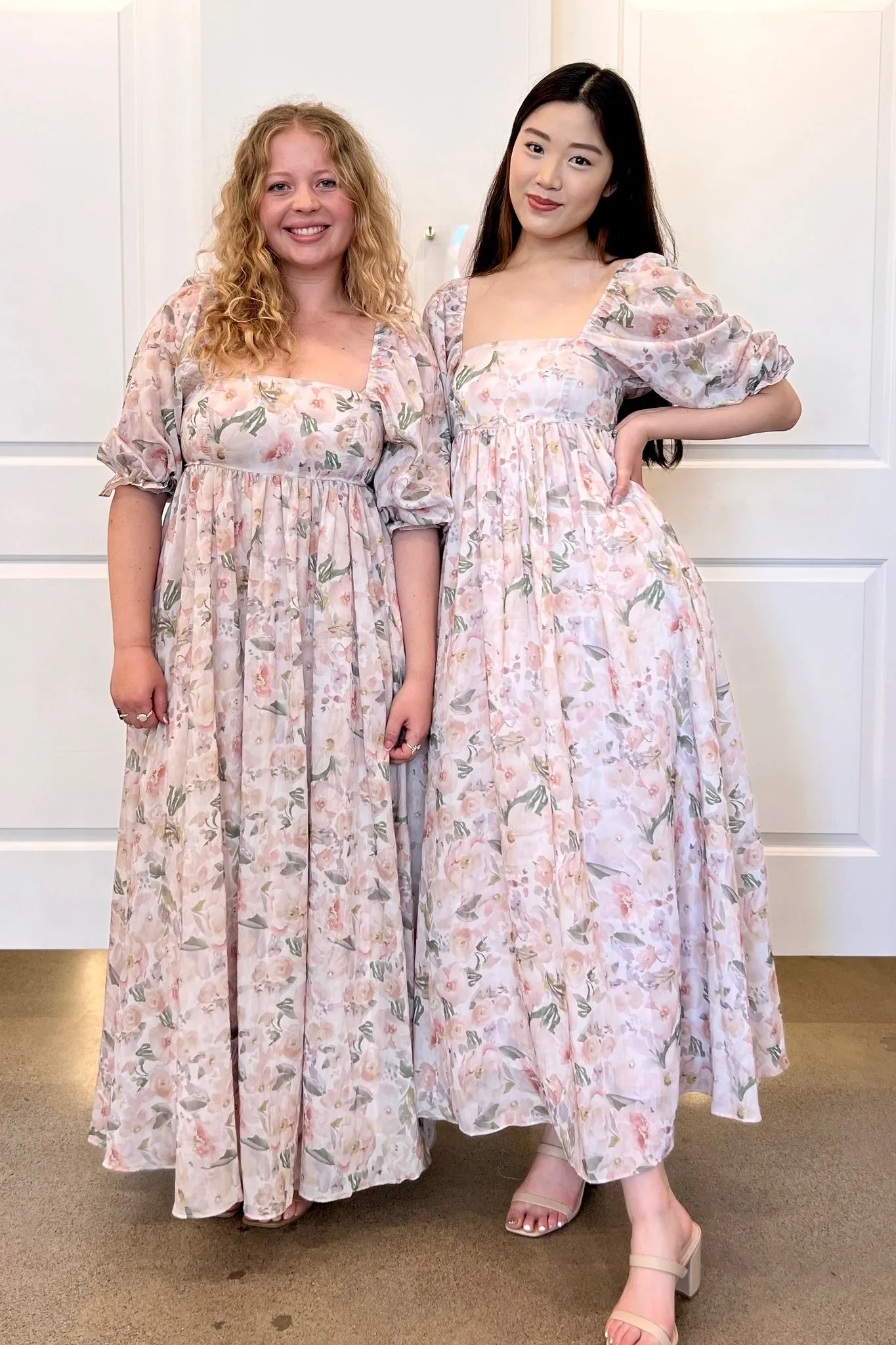 Dove Babydoll Maxi Dress