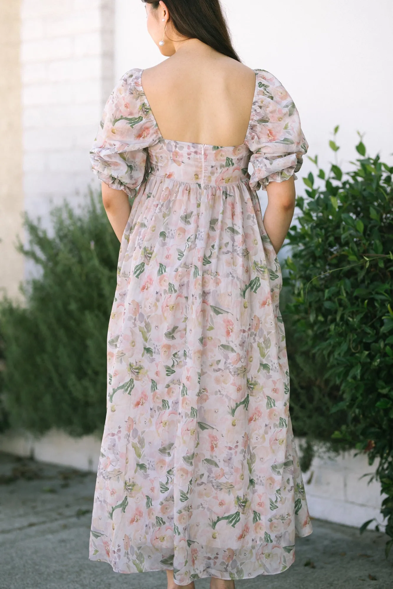 Dove Babydoll Maxi Dress