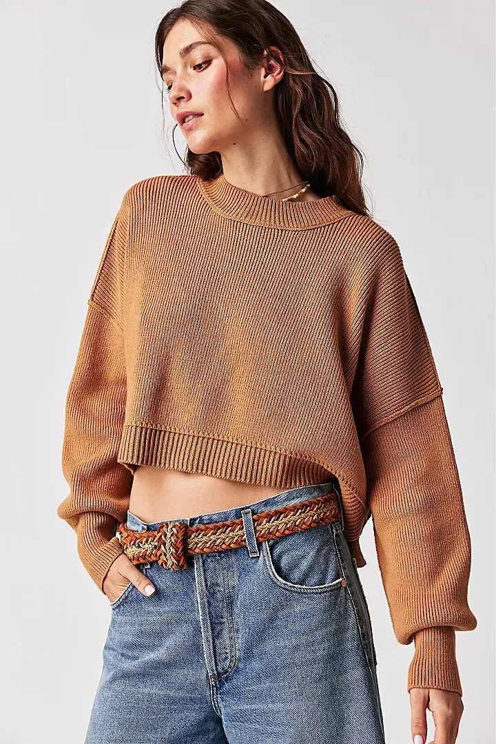 EASY STREET CROP PULLOVER