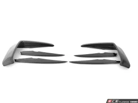 ECS Tuning Carbon Fibre Foglight Trim & Bumper Flare Set - Mk7.5 GTI