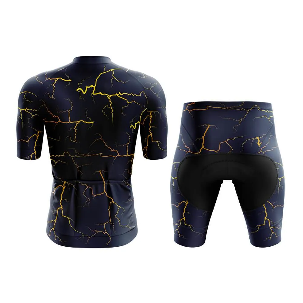 Elemental Lightning (Blue) Aero Cycling Kit