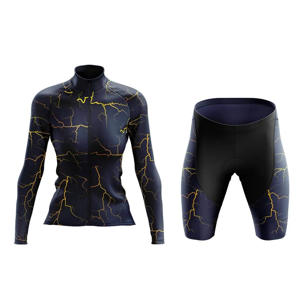 Elemental Lightning (Blue) Aero Cycling Kit