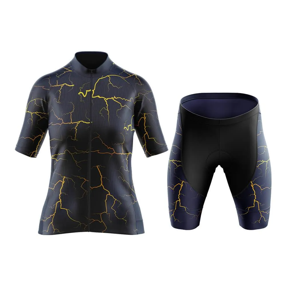 Elemental Lightning (Blue) Aero Cycling Kit