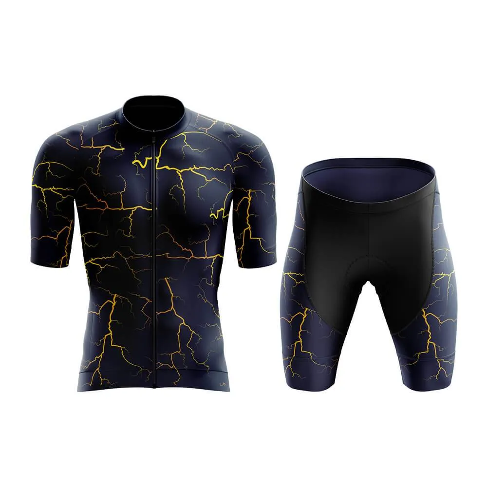 Elemental Lightning (Blue) Aero Cycling Kit