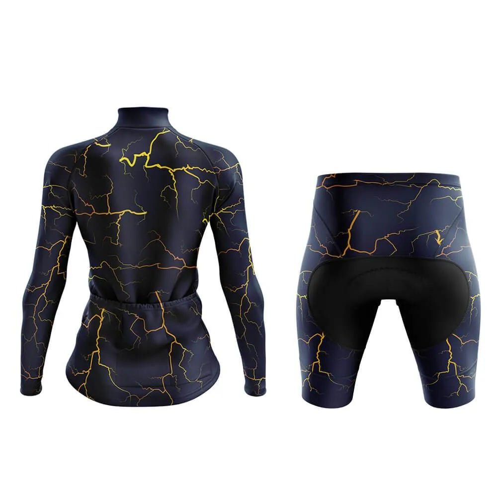 Elemental Lightning (Blue) Aero Cycling Kit