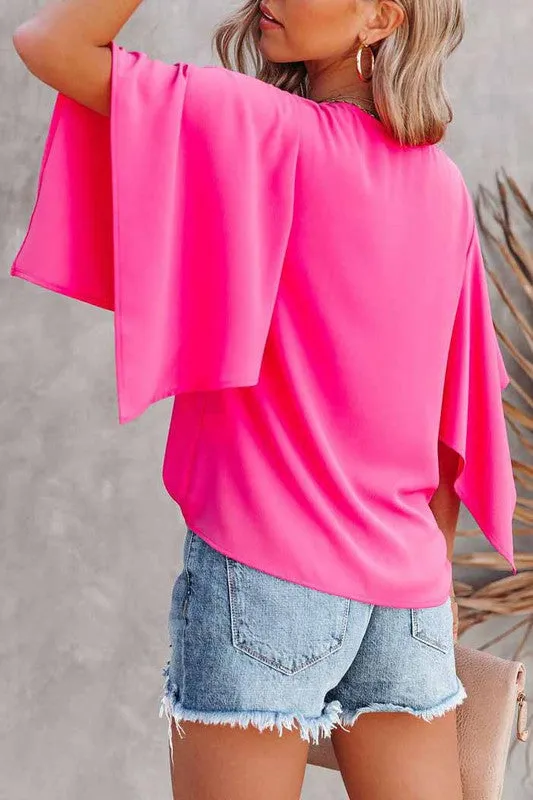 ESL182 - SLIT SLEEVE TOP