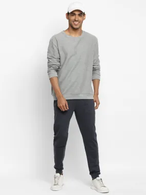 Essentials Charcoal Melange Solid Joggers