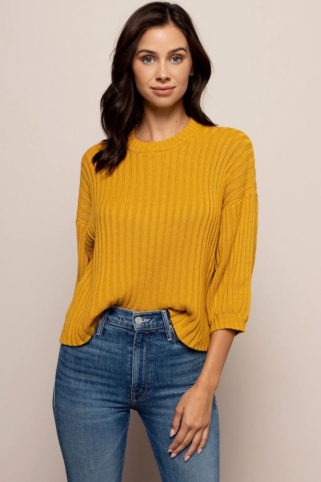 Ethan Sweater in Yellow