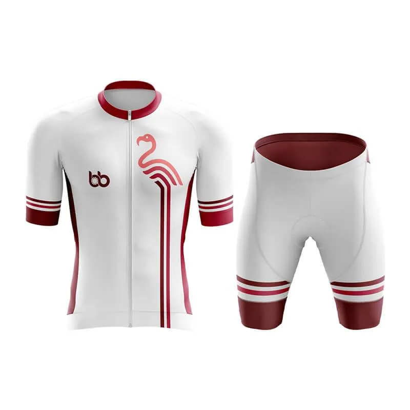 Flamingo x BB Aero Cycling Kit (White)