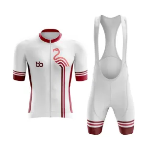 Flamingo x BB Aero Cycling Kit (White)