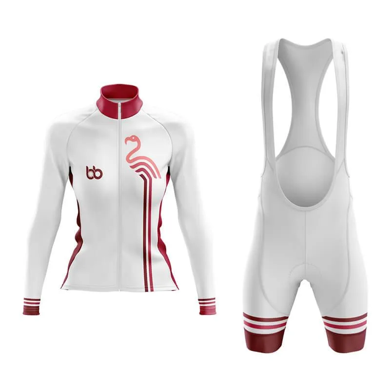 Flamingo x BB Aero Cycling Kit (White)