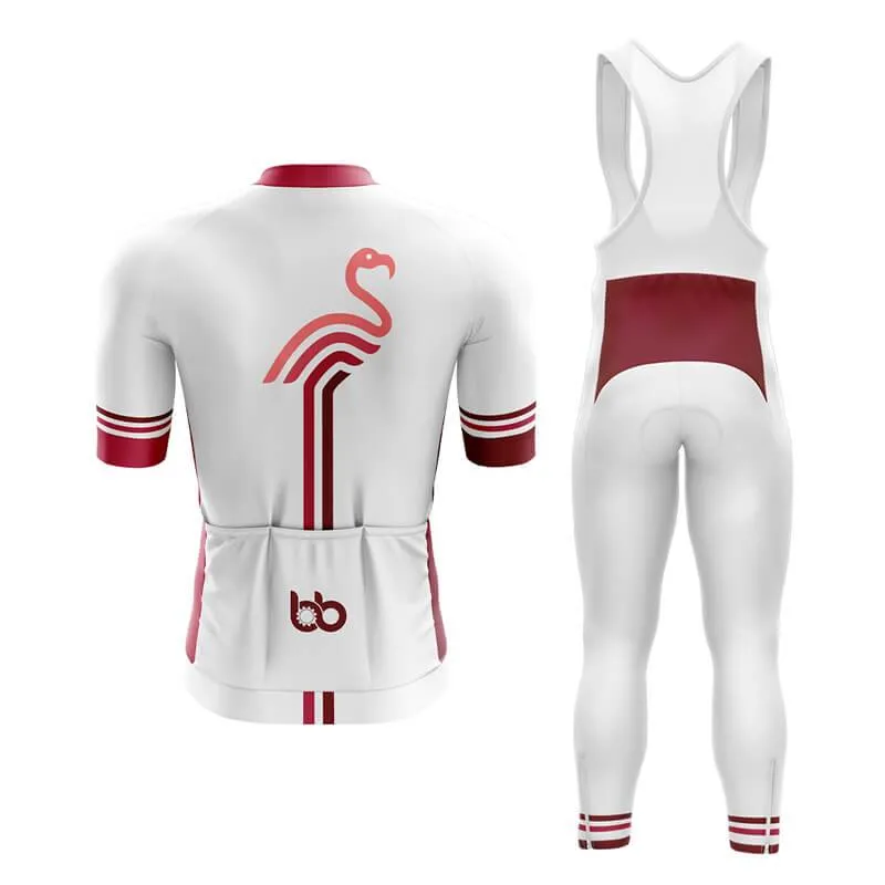 Flamingo x BB Aero Cycling Kit (White)