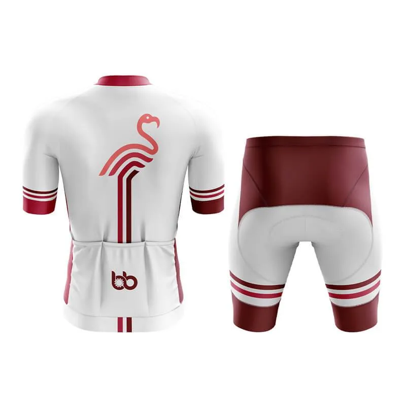 Flamingo x BB Aero Cycling Kit (White)