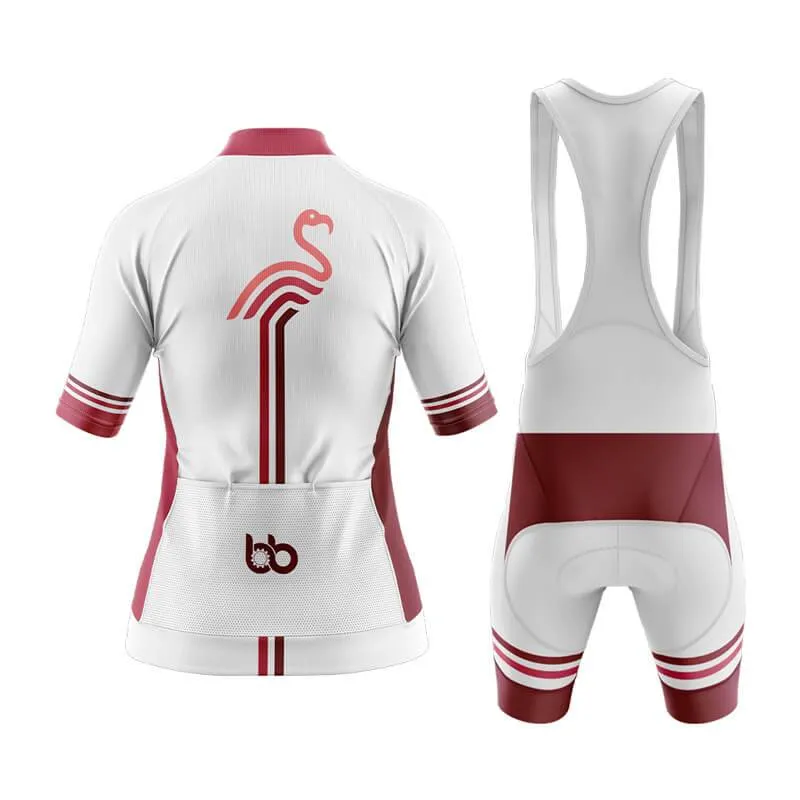 Flamingo x BB Aero Cycling Kit (White)