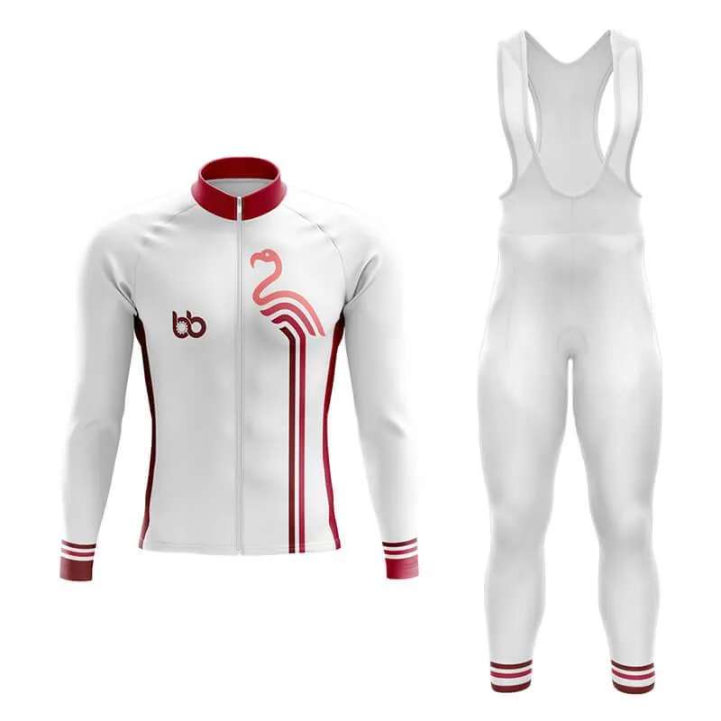 Flamingo x BB Aero Cycling Kit (White)