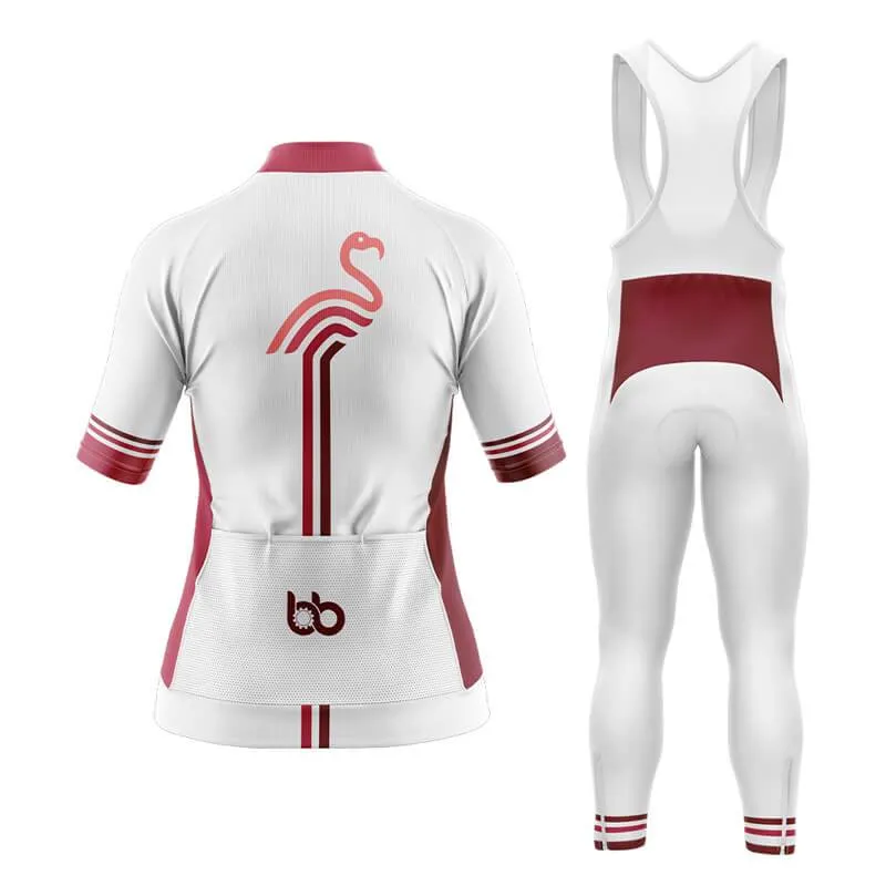 Flamingo x BB Aero Cycling Kit (White)