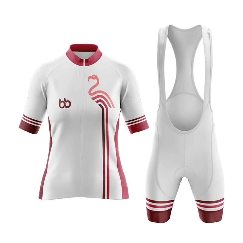 Flamingo x BB Aero Cycling Kit (White)