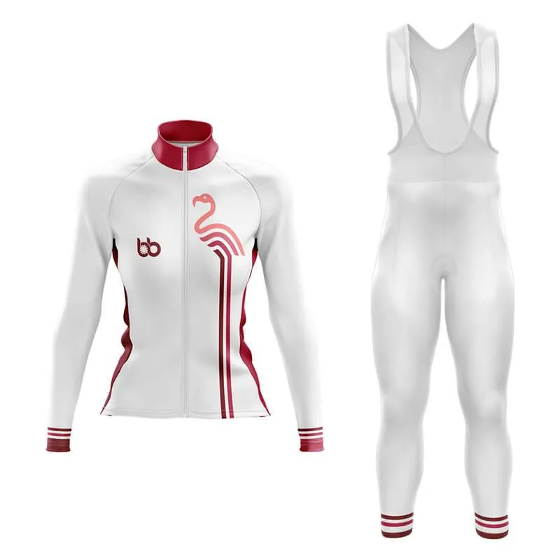 Flamingo x BB Aero Cycling Kit (White)