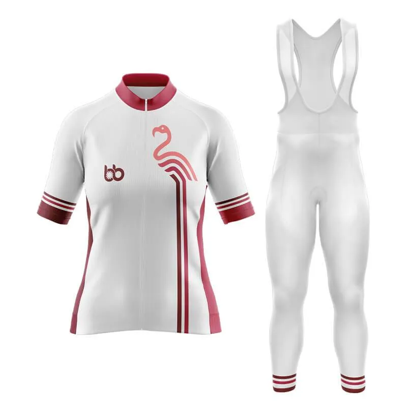 Flamingo x BB Aero Cycling Kit (White)