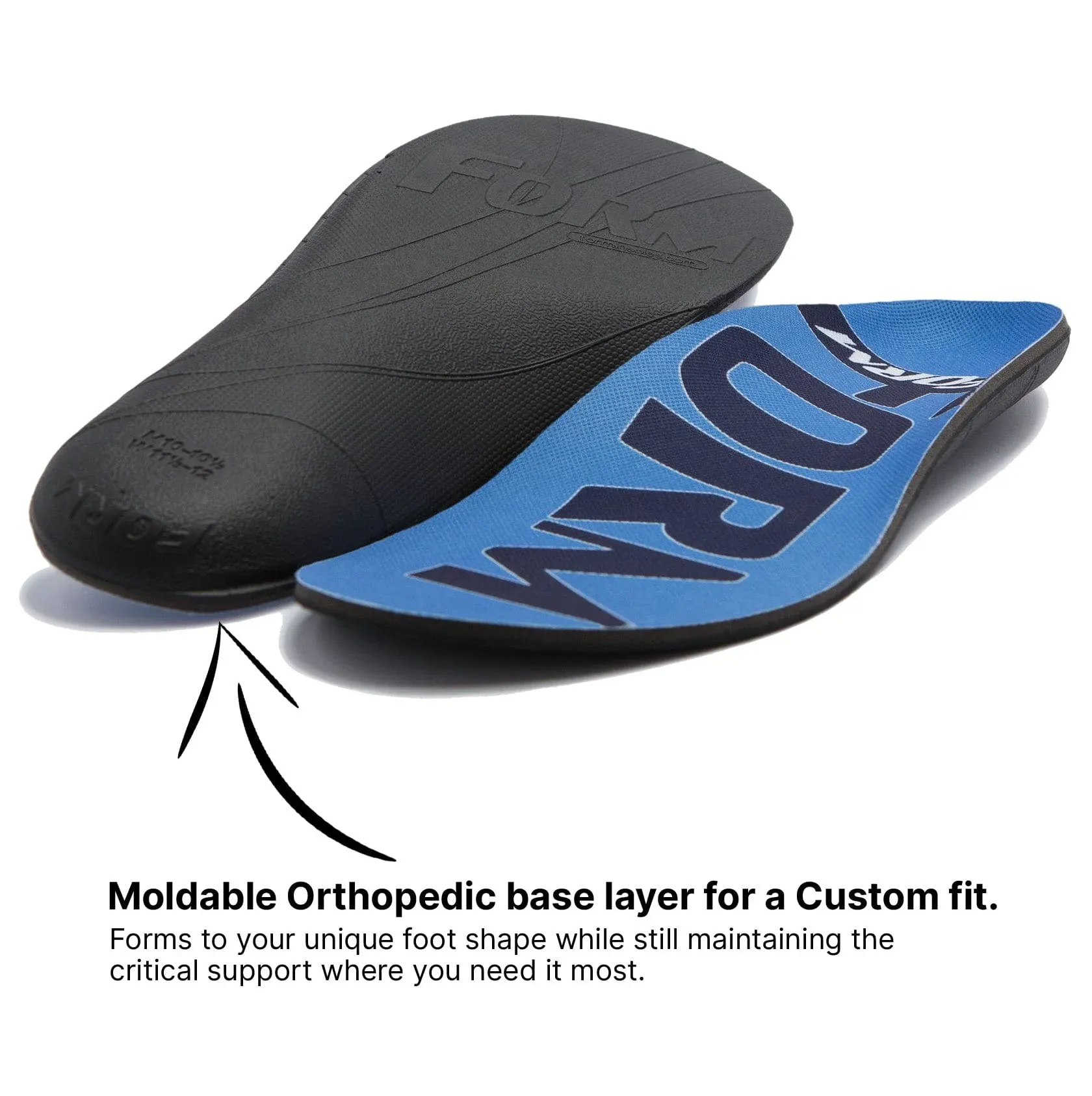 Form Unisex Maximum Support Thick Cushion Blue Insole 224503