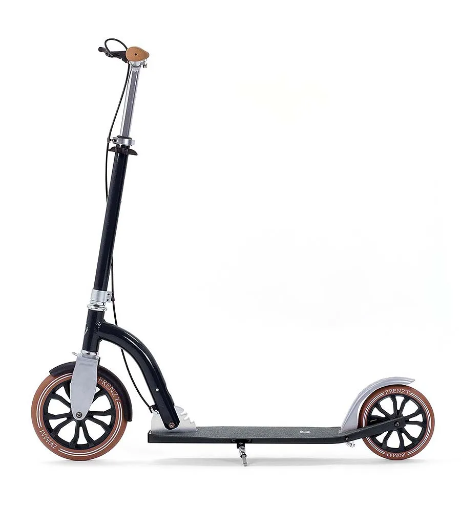 FRENZY 230mm Dual Brake Kick Scooter with 230mm wheel and handbrake