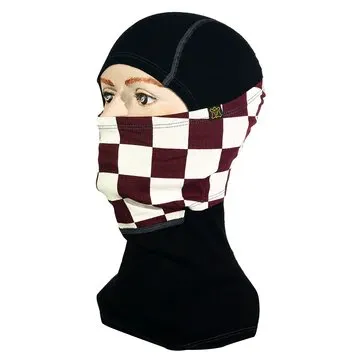 Goldtop Merino Wool Balaclava - Red & White