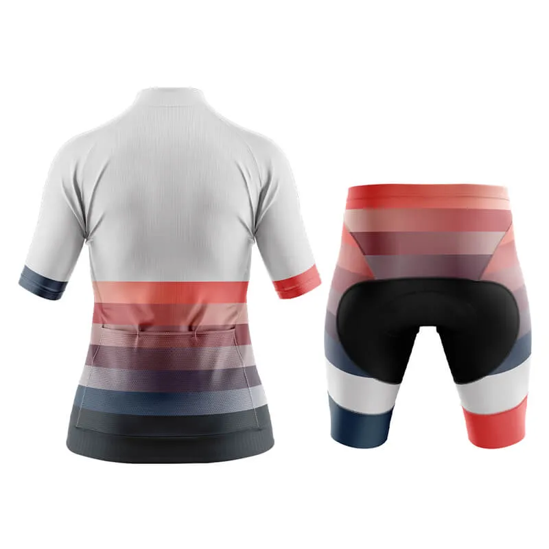 Gradient Frequency Aero Cycling Kit (White-Red-Blue)