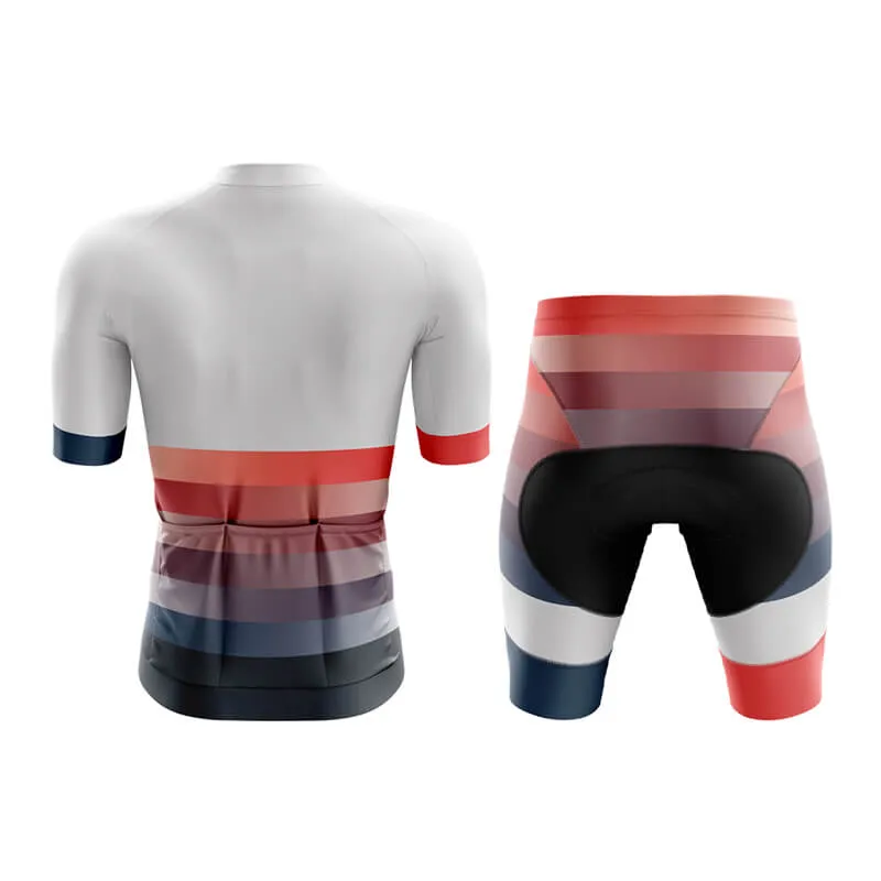 Gradient Frequency Aero Cycling Kit (White-Red-Blue)