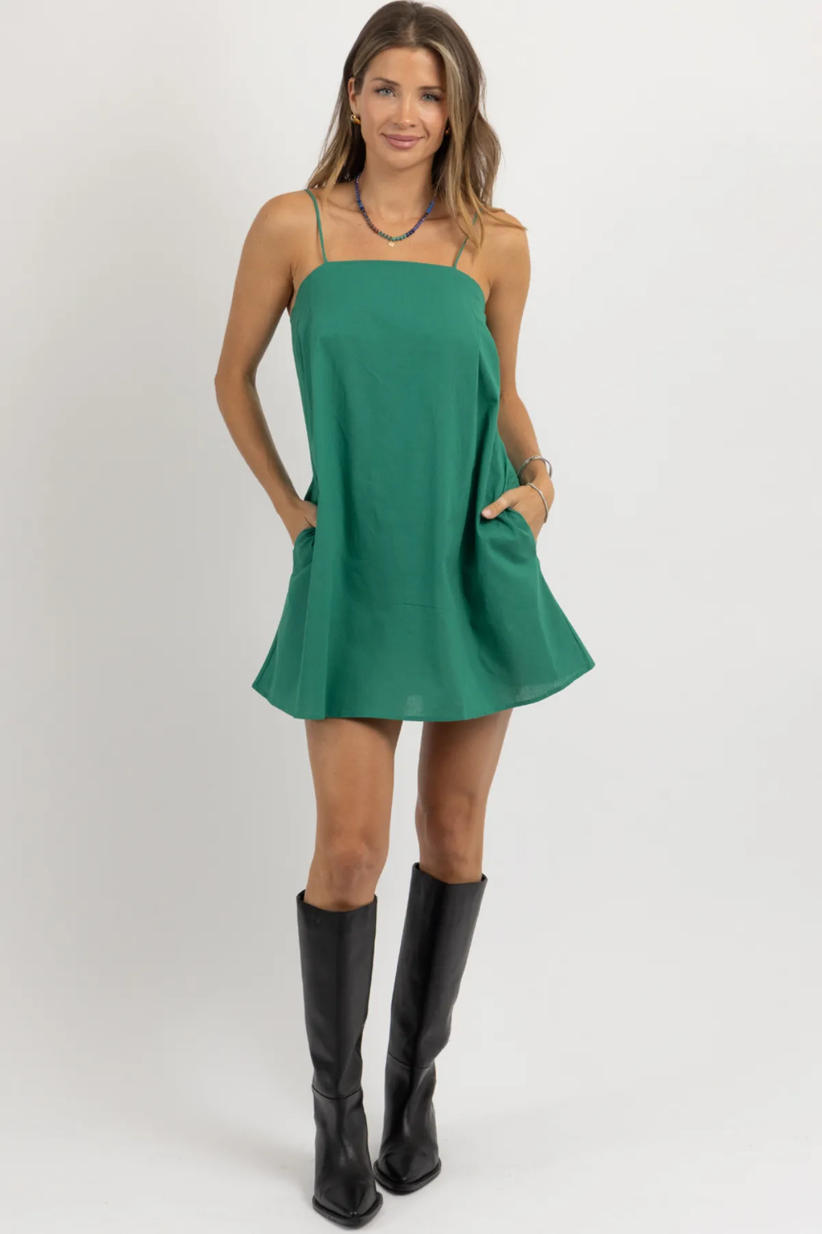 GREENE STRAIGHT MINI DRESS