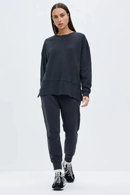 Heidi Crew in Washed Black