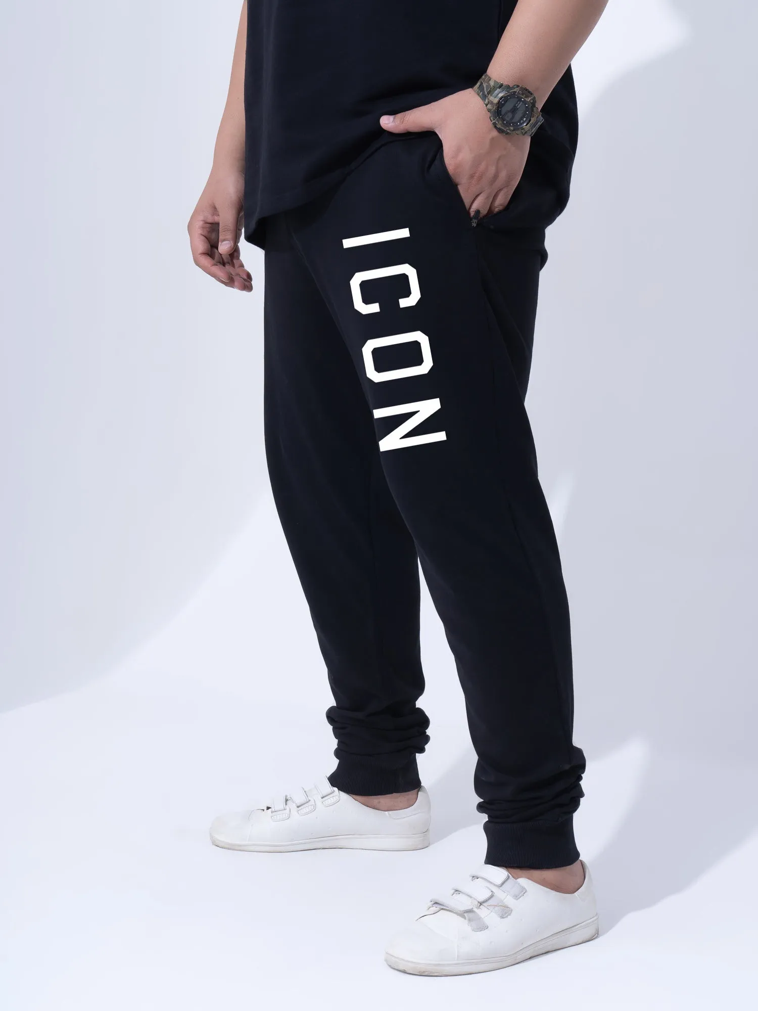 Icon Black Co-ord Set (Jogger)