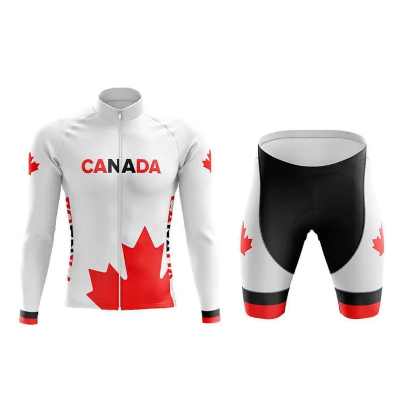 Invert Team Canada Aero Cycling Kit (White)