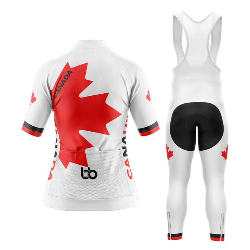 Invert Team Canada Aero Cycling Kit (White)